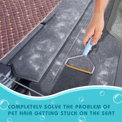 Small Pet Hair Remover, Dog Cat Hair Brush for Shedding,Reusable Clothes Fuzz Cleaner, Portable Lint Roller, Carpet Scraper Rake, Pet Fur Shaver for Pet Bed Car Mat Couch Rug Pet Towers