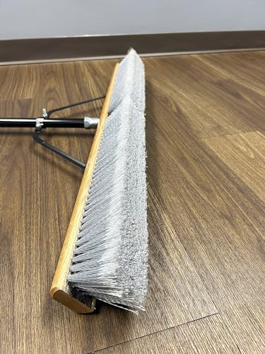 Pbsa36004 Heavy Duty 36" Smooth-Surface Push Broom with Silver/Black Handle