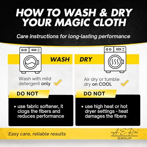 Microfiber Magic Streak Free Cleaning Cloth 10 Pack Clean Any Surface with Just Water Eco Friendly Perfect for Window, Mirror, Glass, Kitchen, Counters, Appliances, Car, Cycle, TV Screen - size: 10-Pack