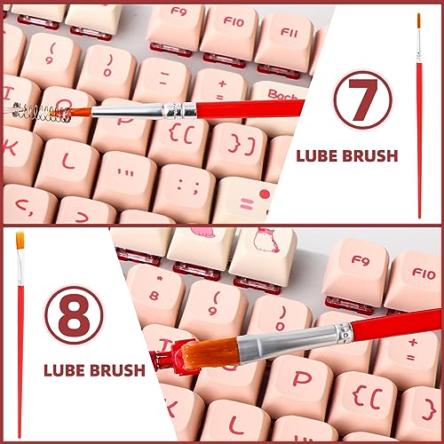 Keyboard Remover Tool Kit, 8 Pcs Set - Keycap Puller, Switch Puller, Tweezers, 4-Claw Grabber