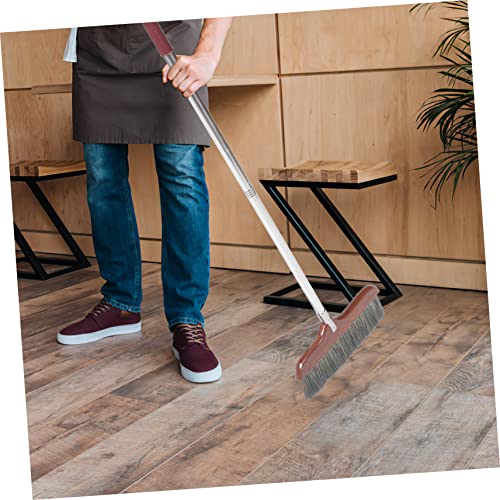 Long Handle Soft Bristle Broom Detachable Dust Broom for Efficient Home Office Floor Cleaning Lightweight Portable Kitchen Sweeper for Indoor Outdoor Use