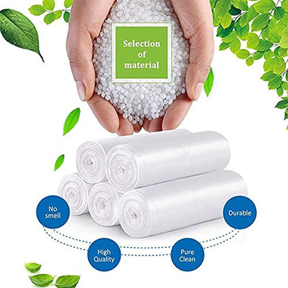 Small Trash Bags, Magesh 4 Gallon Trash Bags/Garbage Bags, Strong Wastebasket Liners for Bathroom Bedroom Office Trash Can, 125 Counts - style: 4 Gallon 125 Clear
