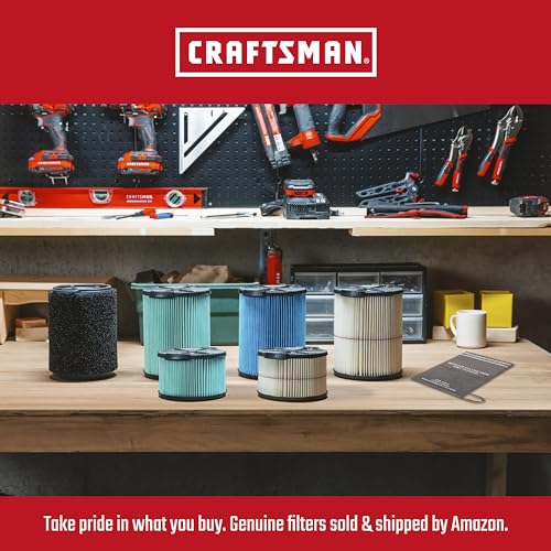 CRAFTSMAN CMXEVBE17250 2.5 Gallon 2.5 Peak HP Wet Dry Shop Vacuum