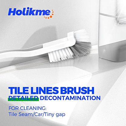 Holikme 7 Pack Scrub Brush Set & 6 Pack Bamboo Dish Brush Set
