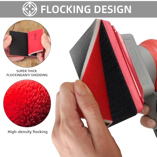 32 Pcs 3 x 4 Inch Sanding Sponge Set, 180-3000 Grit Abrasive Sanding Pads Soft Foam Hand Sander Block Wet Dry Sandpaper for Wood Metal Drywall Furniture Paint Polishing - size: 32pcs Mix Grit, style: Aluminum