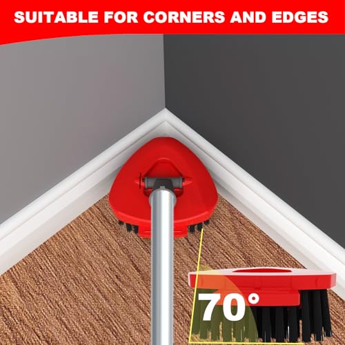 Small 1 Pack Scrub Brush Replace Head ONLY for O Cedar RinseClean 2-Tank Spin Mop, NOT for EasyWring 1-Tank System - color: Small 1 Pack