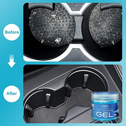 FiveJoy Universal Car Cleaning Gel Detailing Putty, Car Goop Cleaner Car Interior Cleaner Putty, (Blue, 4Pack (22.4oz)), KC-245 - color: blue