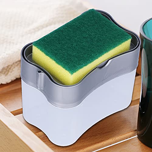Zerodis Liquid Pump Dispenser Large Capacity 500ml Easy One Hand Press Container for Kitchen Sink Dishwashing Bathroom