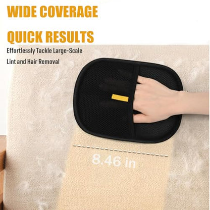 Pet Hair Remover Gloves for Cats & Dogs, Reusable Cat Dog Electrostatic Hair Remover Grooming Glove Tool-2PS