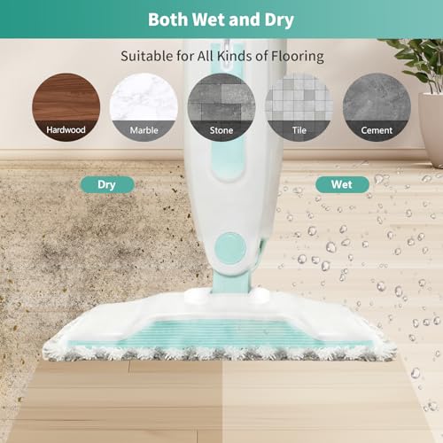 16 Pack Microfiber Steam Mop Replacement pads for Shark Steam Mop S1000, S2001,S1000A, S1000C, S1000WM, and S1001C,Washable & Reusable Steam Mop Pads Safe for all Floor have Super-Absorbent - size: Shark-16PCS