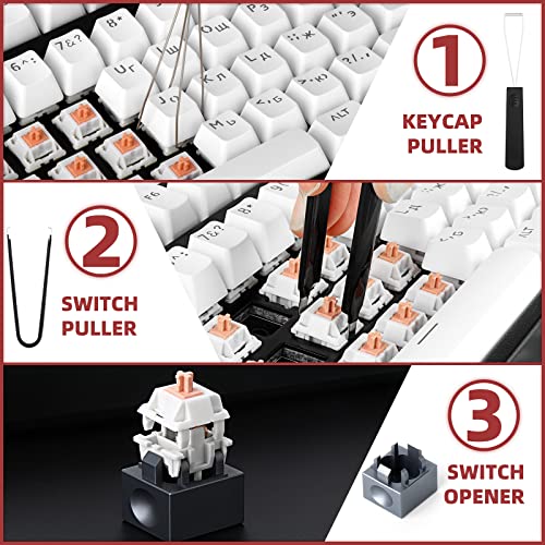 RUNJRX Keyboard Lube Kit and Switch Lube 15g/0.53oz JRX-205 G0 with Switch Opener Tweezers for Custom Keyboard - style: Lube Kit-G