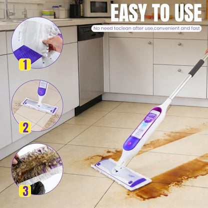 24 Pcs Power Mop Refills Pad, 5X Cleaning Multi-Surface Replacement for Swiffer Power Mop, Wet Pads Refill for Wood Floors & More, Compatible with Swiffer PowerMop Pads & Mopping Refills - size: 24 Pcs - Starter Pack