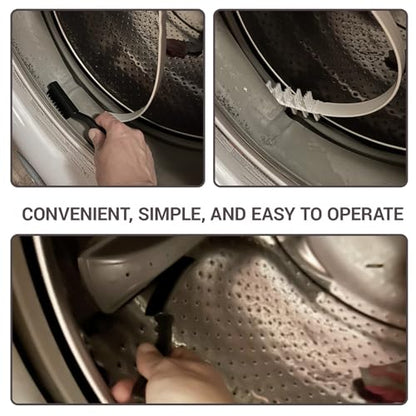 Washing Machine Cleaning Brush Set, 8-Piece Dryer Vent Cleaner Kit, Washer & Dryer Maintenance Tools for Deep Cleaning, Including Lint, Crevice, and Drum Brushes