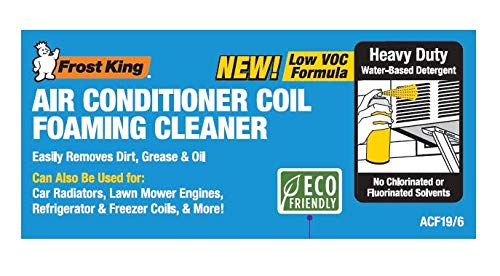 Frost King ACF19 Foam Coil Cleaner, 1.18 Pound (Pack of 1), 19 Ounce - size: 19 Ounce (Pack of 1)