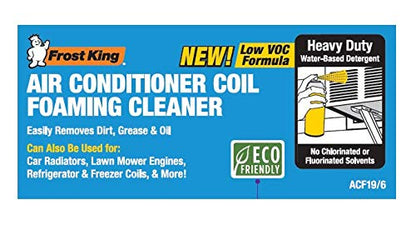 Frost King ACF19 Foam Coil Cleaner, 1.18 Pound (Pack of 1), 19 Ounce - size: 19 Ounce (Pack of 1)
