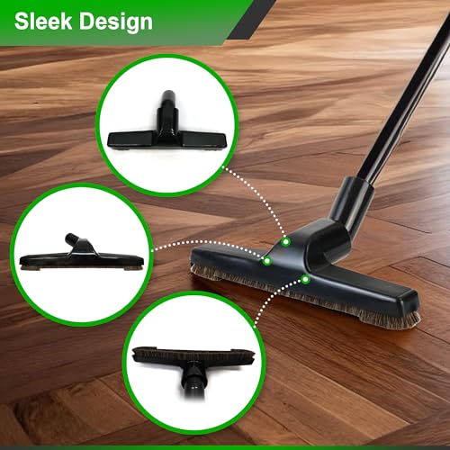 Selgo Universal 1 ¼ Inch (32mm) Black Vacuum Cleaner Floor Brush 10" Wide (1 Brush Only) - size: 1 Brush Only