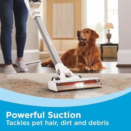 BLACK+DECKER POWERSERIES+ 20V MAX Cordless Stick Vacuum Cleaner with LED Floor Lights, Bagless, Lightweight, Cordless Vacuum Cleaners for Home, Up to 44 Minutes, Powerful Suction, Gray (BHFEA520J) - style: 20V Vacuum
