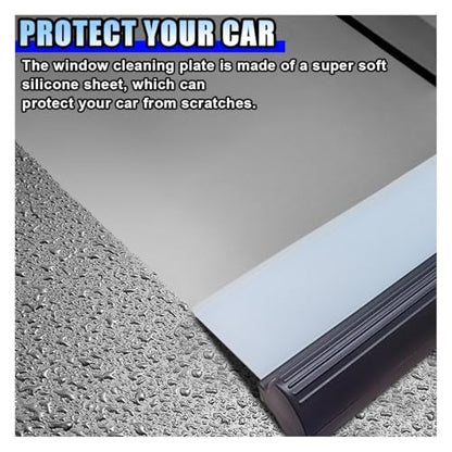 2PCS Automotive Squeegee, 12 Inch T-Bar Water Blade Squeegee for Drying, Flexible Silicone Car Water Wiper, Car Water Squeegee Fits Windshield, Glass, Mirror, Bathroom, Window (12inch) - size: 12inch