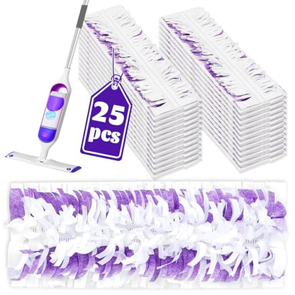 25 Count Disposable Pads for Swiffer Power Mop,Replacement for Swiffer Mopping Pads Refills Compatible with Swiffer Power Mop Pads,Multi-Surface Safe on All Finished Floors Cleaning - size: 25