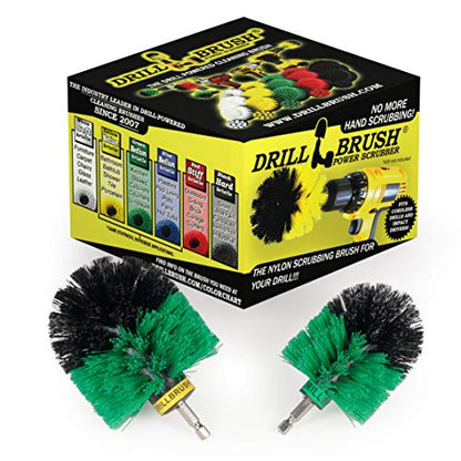 Drill Powered Kitchen Cleaning Supplies - Kitchen Scrubbing Accessories - Drill Brush Household Cleaner - Oven Cleaning Tool - Stovetop Scrubber Brushes - Kitchen Sink Scrub Brush - Frying Pan Brush - color: Green