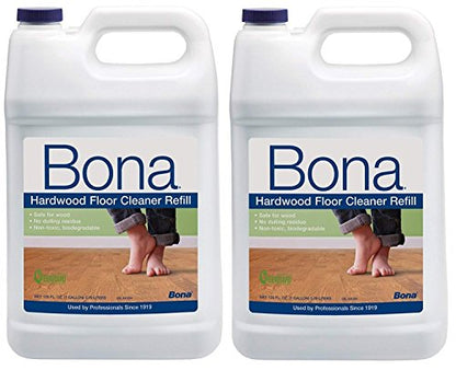 Bona® Hardwood Floor Cleaner Refill, 128 Fl Oz (Pack of 2) - size: 128 Fl Oz (Pack of 2)