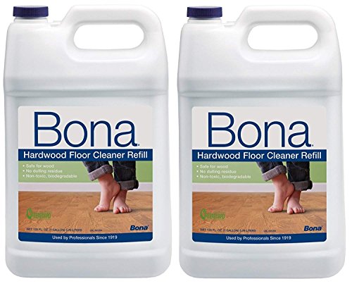 Bona® Hardwood Floor Cleaner Refill, 128 Fl Oz (Pack of 2) - size: 128 Fl Oz (Pack of 2)