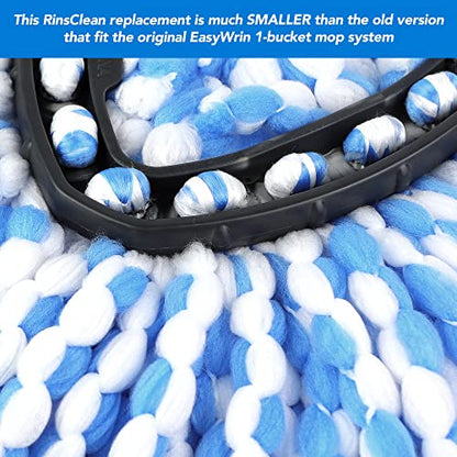3 Pack Mop Replacement Heads for O-Ceda RinseClean Spin Mop, Microfiber Spin Mop Refills, Easy Cleaning Mop Head Replacement Refill - color: 3pc for Rinseclean Base