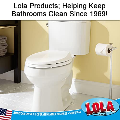 LOLA Classic Toilet Brush, Durable Fiber Stiff Bristles, Compact Size, Non-Scratch, Long-Lasting - 1 Pack - size: 1 Pack