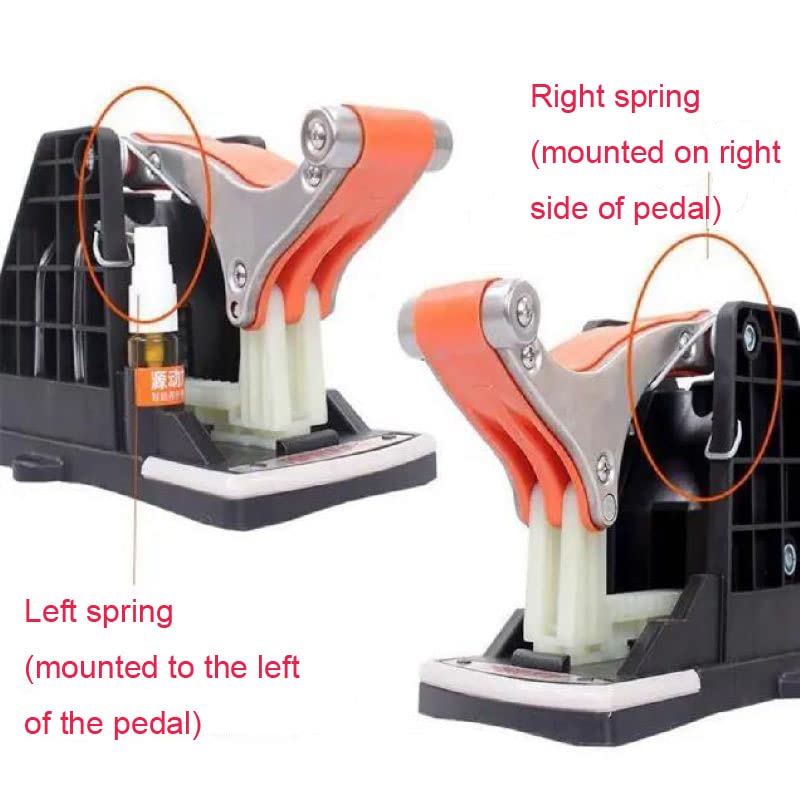 2 Pack Spin Mop Bucket Spring Replacement Right Left Side Rebound V-Shaped Torsion Springs Foot Stepping Rotating Mop Buckets Spring Repair Parts - style: Foot Stepping Mop Bucket Spring