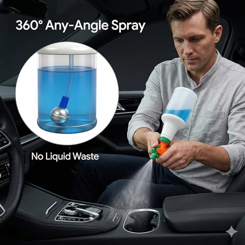 3PCS Universal Fit 360° Spray Bottle Adapter, 14" Trimmable Flexible Tube with Metal Weighted Ball, Heavy Duty Tilted Spray Bottle Adapter for 8oz-32oz Triggers, Kitchen & Garden Care (3PCS) - color: 3pcs