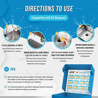 Washing Machine Dishwasher & Disposal Cleaning Tablets - Appliance Refresh Bundle Includes 12 Month Supply Cleaner Deodorizer, Washer Descaler, Disposer Freshener Deep 72 - style: 24 Washer + 24 Dishwasher + 24 Disposal Tablets