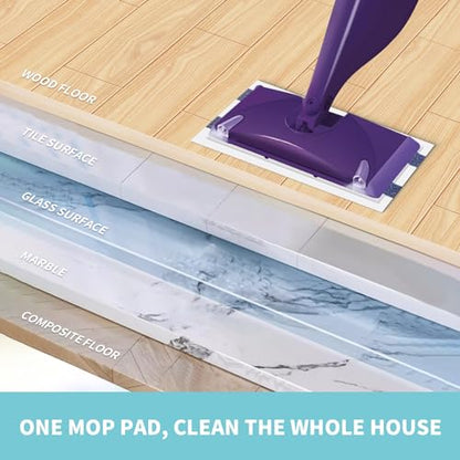 AIR U+ Disposable Mop Pad Refills for Swiffer Wet Jet Mops, Thickned and Absorbent Wet Pads Refill, 48 Count - color: 48 Count Disposable