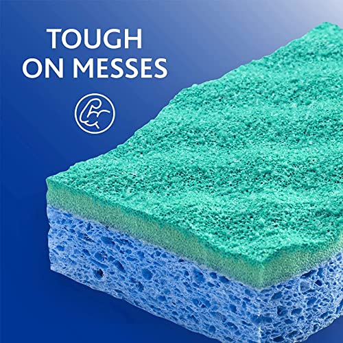 O-Cedar Scrunge Non-Scratch Scrub Sponge Multi-Use,All-Purpose,Odor-Resistant,Scrubbing Sponge Safely Cleans All Hard Surfaces in Kitchen and Bathroom,6 Count (Pack of 2) - size: 6 Count (Pack of 2)