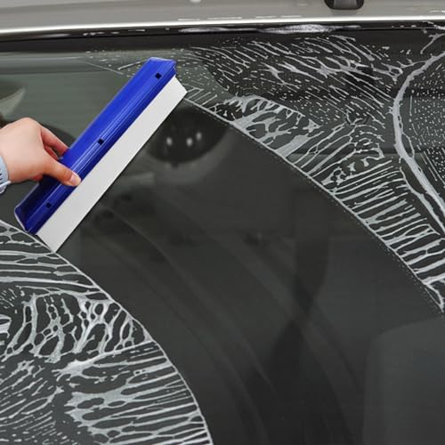 2pack 12.2 Inch Car Drying Squeegee Water Blade Professional Automotive Wiper Car Squeegee Water Blade Squeegee Silicone Auto Car Dryer, Upgrade 3-Layer Sink for Car Squeegee Water Blades for Cars