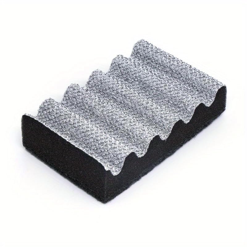 Heavy Duty Dual-Sided Scrub Pads, Coarse Grit & Non-Scratch Scrubber for Outdoor Grill, Kitchen Sink, Metal Griddle, Rust Resistant Multi-Color PVC Pads