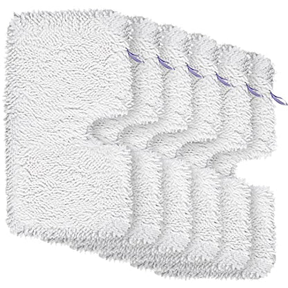6 Pack Steam Mop Replacement Pads for Shark Steam Pocket Mop S3500 Series S3501 S3601 S2902 S3901 S3550 S3601d S3801 S3801co Se450 S2901, Washable & Reusable Microfiber Mop Pads - color: 6 Pack Plush