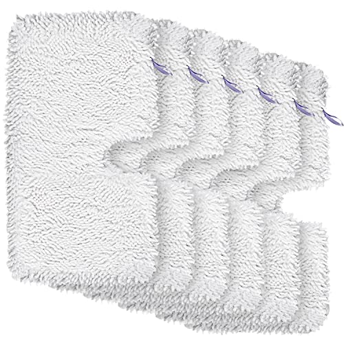 6 Pack Steam Mop Replacement Pads for Shark Steam Pocket Mop S3500 Series S3501 S3601 S2902 S3901 S3550 S3601d S3801 S3801co Se450 S2901, Washable & Reusable Microfiber Mop Pads - color: 6 Pack Plush