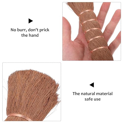 Abaodam Natural Palm Dish Scrub Brush Kitchen Washing Brush with Stiff Bristles for Home Kitchen Cleaning and Tableware Maintenance