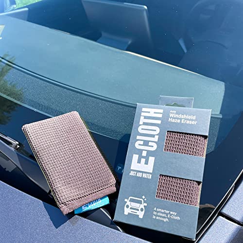 E-Cloth Windshield Haze Eraser - Interior Windshield & Car Window Cleaner Tool, Keeps Mirrors Clean, Spot Washes Inside Glass, Car Cleaning Supplies, Microfiber Sponge, Streak Free Finish - 1 Pack - size: 1 Count (Pack of 1)