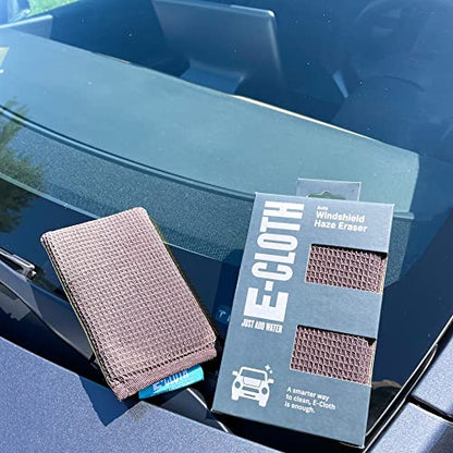 E-Cloth Windshield Haze Eraser - Interior Windshield & Car Window Cleaner Tool, Keeps Mirrors Clean, Spot Washes Inside Glass, Car Cleaning Supplies, Microfiber Sponge, Streak Free Finish - 1 Pack - size: 1 Count (Pack of 1)