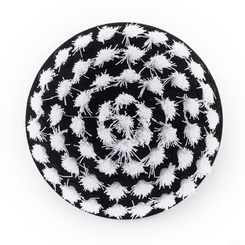 4 Inch Soft Drill Brush Head, High Resistance Nylon Bristles for Deep Cleaning Bathroom Carpet Leather Upholstery Kitchen for Tile Shower Bathtub Wheels Grout Toilet Glass Tire Compatible with Drills