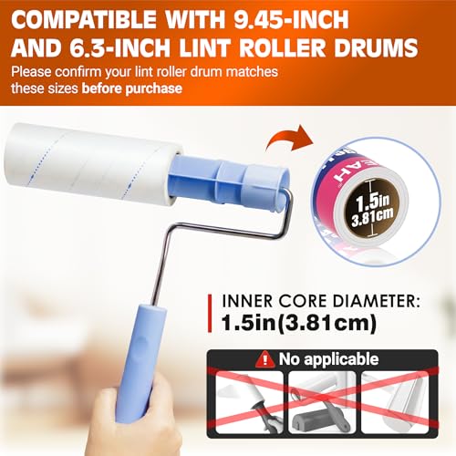 BEAH Large Lint Roller for Pet Hair Extra Sticky,9.45''Pet Hair Removal Tool Roller for Pet Dog Cat Hair (5 Long Rolls) - size: 5 long rolls
