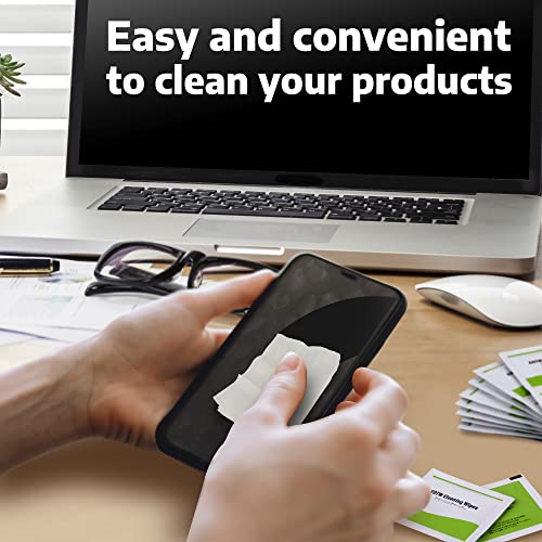 Screen Wipes Individually Wrapped, EOTW Pre-moistened Computer Phone Lens Cleaning Wipes for iPhone iPad Tablet PC Computer LED Screen, Pack of 400 - size: 1 Count (Pack of 400)