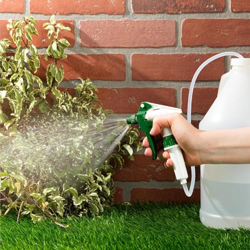 Heavy Duty Remote Extended Reach Trigger Sprayer with 36" Hose Green/White, Fits Large Containers and 1 Gallon Odor Commander Refill Bottles with 38-400 Neck Size