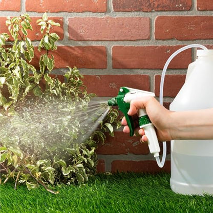 Heavy Duty Remote Extended Reach Trigger Sprayer with 36" Hose Green/White, Fits Large Containers and 1 Gallon Odor Commander Refill Bottles with 38-400 Neck Size