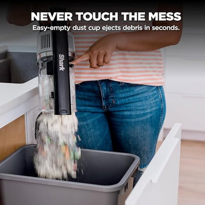Shark Vertex Pro Cordless Stick Vaccum | Lightweight 2-in-1 Vacuum with Removeable Handheld, DuoClean Powerfins, HEPA, IQ Display & Self Cleaning Brushroll | 120-Min Runtime | Black/Silver | IZ682H - style: Vertex FlexPro w/ PowerDisplay(120 min)