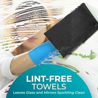 100 Pack Microfiber Cleaning Cloth Roll - Tear Away Reusable Paper Towels Washable, 11.8" Ultra Absorbent Cleaning Supplies for Housekeeping, Cleaning Rags Microfiber Towel, Lint Free Cloth Value Pack - color: Gray