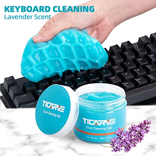 TICARVE Cleaning Gel for Car Detail Tools Car Cleaning Automotive Dust Air Vent Interior Detail Putty Universal Dust Cleaner for Auto Laptop Car Slime Cleaner - color: Blue