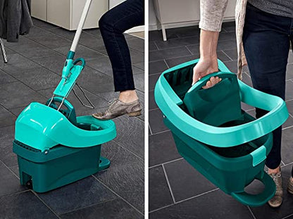 Leifheit Mop Press Professional Evo with Handy Integrated Wheels - style: Wiper Press Mobile