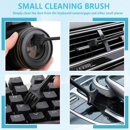 15PCS Crevice Cleaning Brush Grout Brush, Straw Cleaner Brush, Hard Bristle Cleaning Supplies for Bathroom, Kitchen, Window Sill, Tile Corners & Household Deep Cleaning